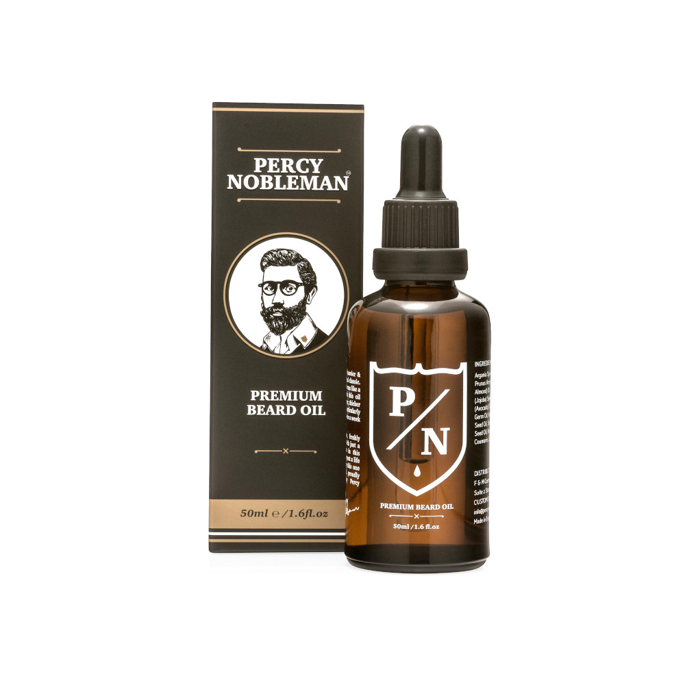 Ulei de barba Percy Nobleman Premium Oil Ulei pentru barba mare